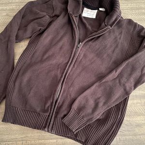 WeatherProof vintage zip up cardigan sweater (S)